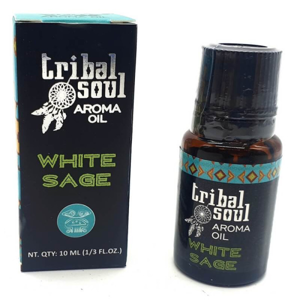 Flacon d\'huile parfumée Tribal Soul sauge blanche -  Huiles parfumées