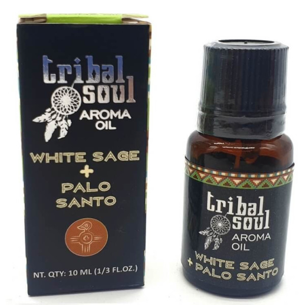 Flacon d'huile parfumée Tribal Soul sauge blanche & palo santo