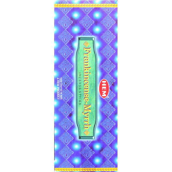 Encens hem frankincense myrrh  (oliban myrrhe) 20 gr -  Batons d\'encens