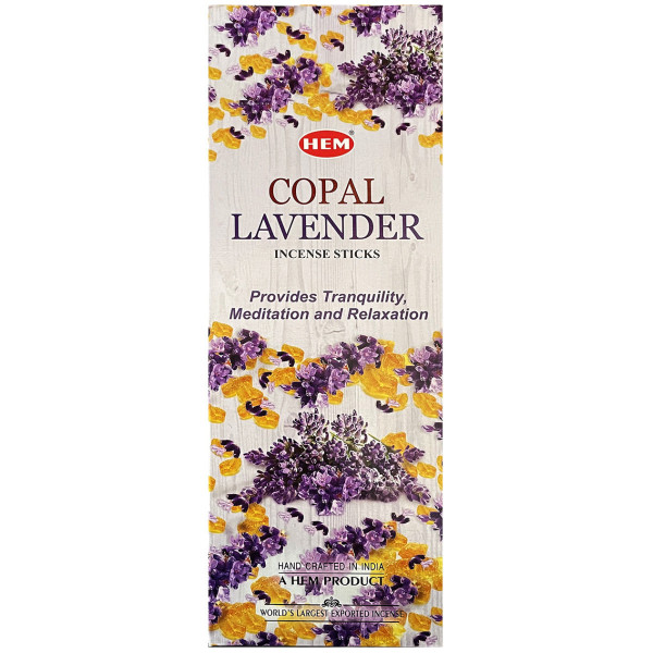 Encens hem copal lavande 20 g -  Batons d\'encens