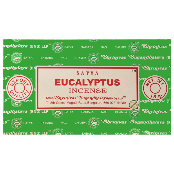 Encens bâtons Satya eucalyptus 15g -  Batons d\'encens