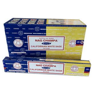 Encens batons satya nag champa & sauge californienne 16 g