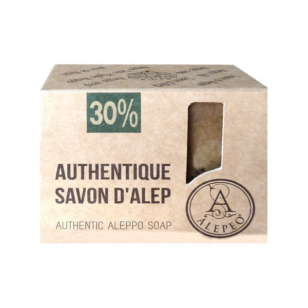 Savon d'Alep à 30 % d'huile laurier en 200 gr