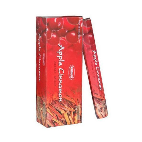 Encens krishan pomme cannelle de 20 gr -  Batons d\'encens