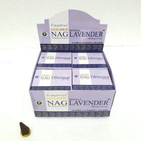 Encens golden nag lavande en cônes