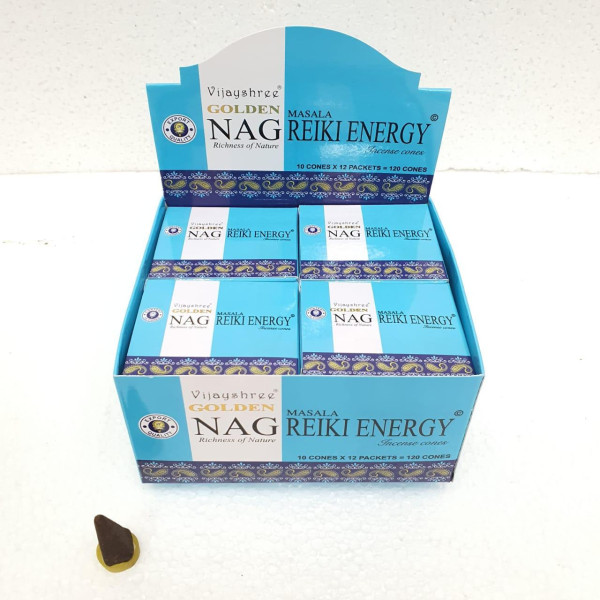Encens golden nag reiki energy en cônes -  Encens en cônes