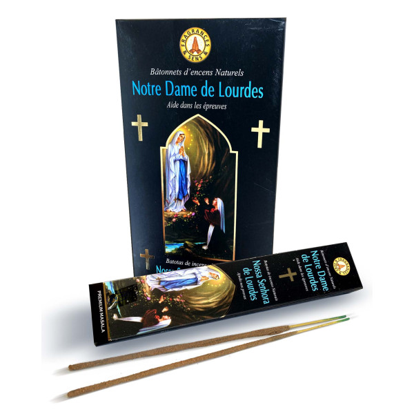 Encens bâtons fragrance & sens Notre Dame de Lourdes 15 gr