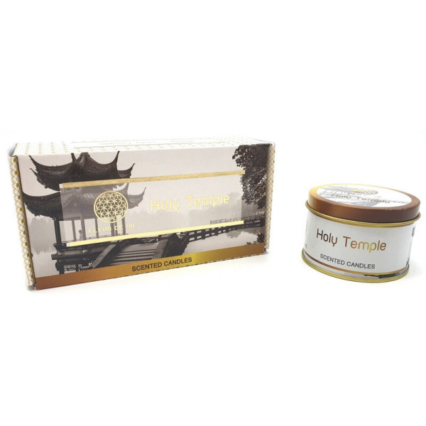 Bougie fleur de vie temple sacré 120 gr -  Bougies et Neuvaines