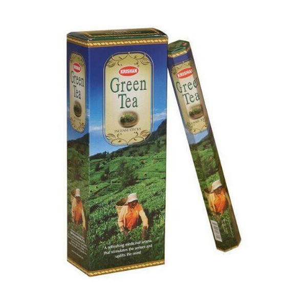 Encens bâtons thé vert boite de 20 gr -  Batons d\'encens