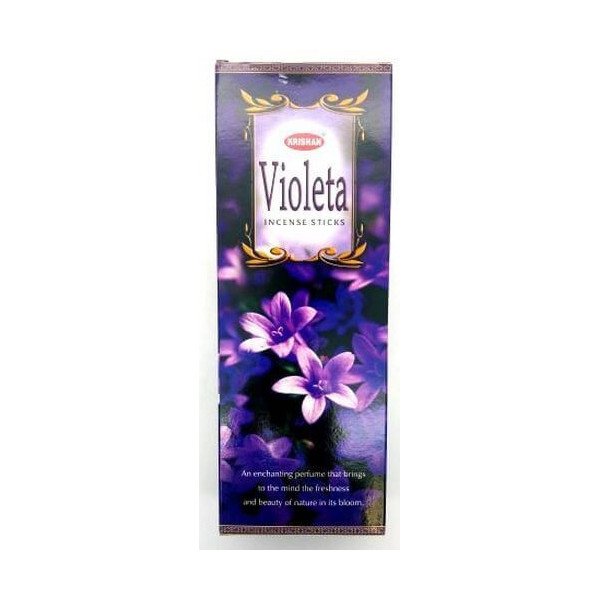 Encens batons krishan violette de 20 gr -  Batons d\'encens