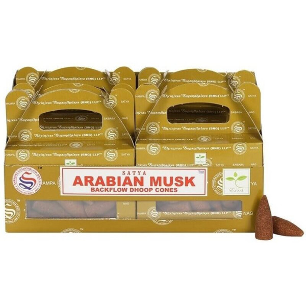 Backflow cônes arabian musk encens satya