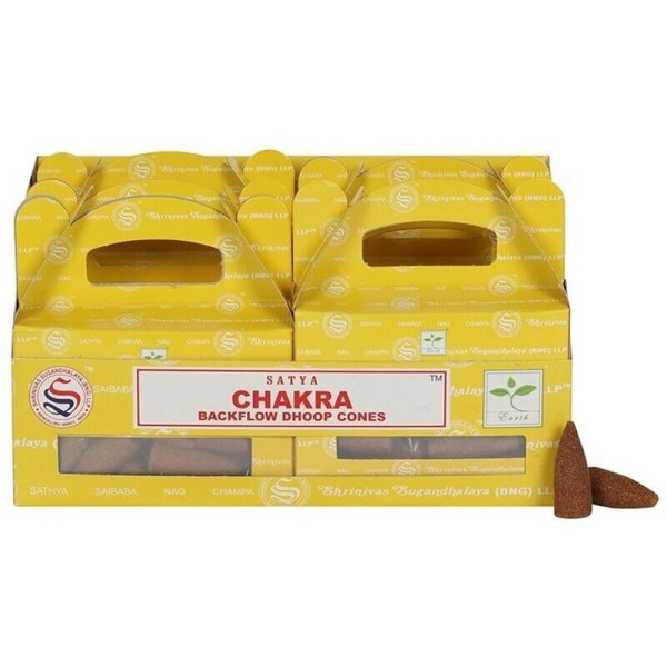 Backflow cônes chakra encens satya -  Encens en cônes