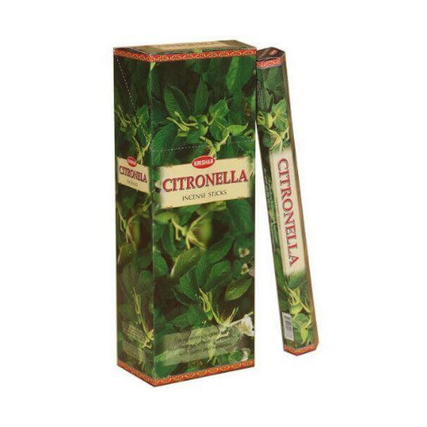 Encens krishan citronnelle de 20 gr -  Batons d\'encens