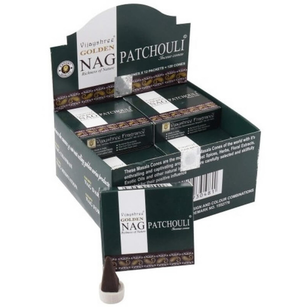 Encens golden nag patchouli en cônes -  Encens en cônes