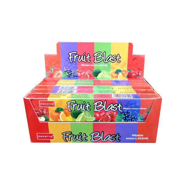 Encens bâtons Nandita fruit blast 15 gr -  Batons d\'encens