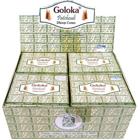 Encens patchouli cônes Goloka