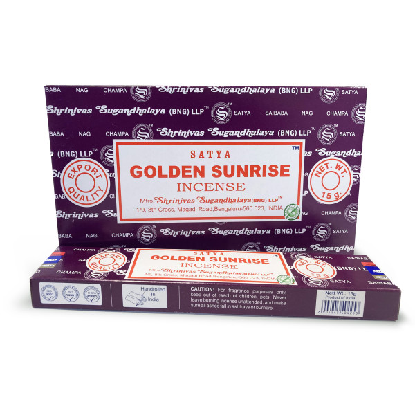 Encens bâtons Satya golden sunrise 15 gr