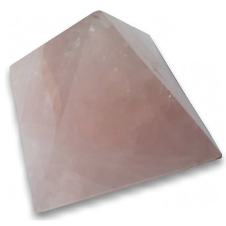 Pyramide en quartz rose