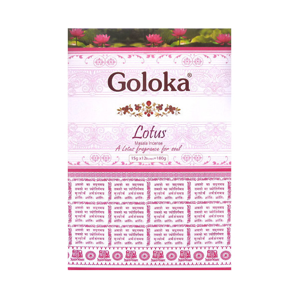 Encens bâtons Goloka lotus 15 gr -  Goloka