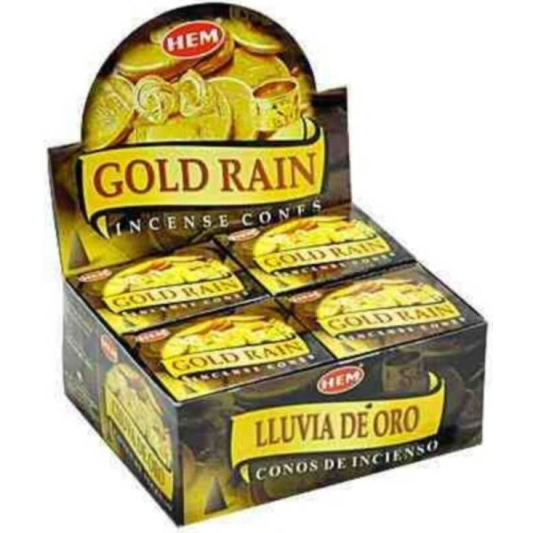 Encens cônes hem gold rain