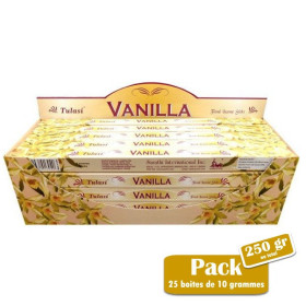Pack d'encens bâtons tulasi vanille 250gr