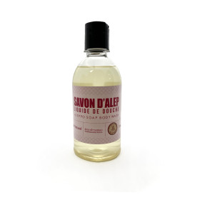 Savon d'Alep liquide douche rose de Damas