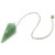 Pendule aventurine verte 6 facettes -  Pendules radiesthésie