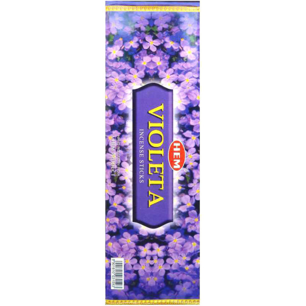 Encens bâtons hem violette 20 grammes -  Batons d\'encens