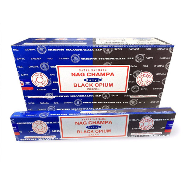 Encens batons satya nag champa & black opium16 g