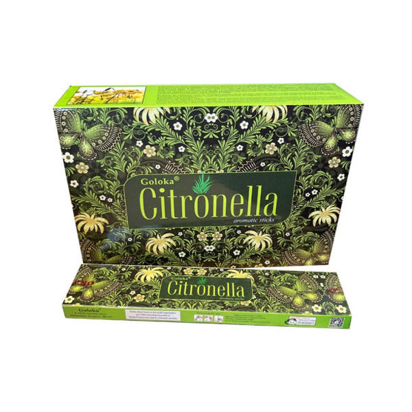 Encens bâtons Goloka citronnelle 15 gr -  Goloka