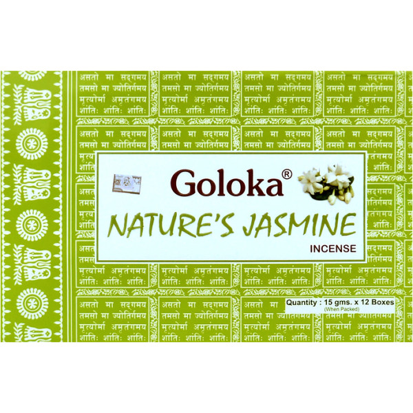 Encens bâtons Goloka nature\'s jasmine 15 gr -  Goloka
