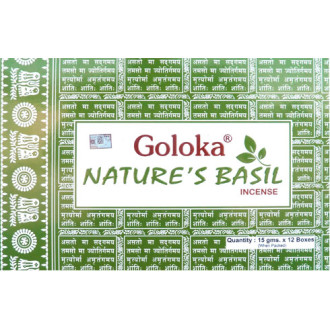 Encens bâtons Goloka basilic 15 gr