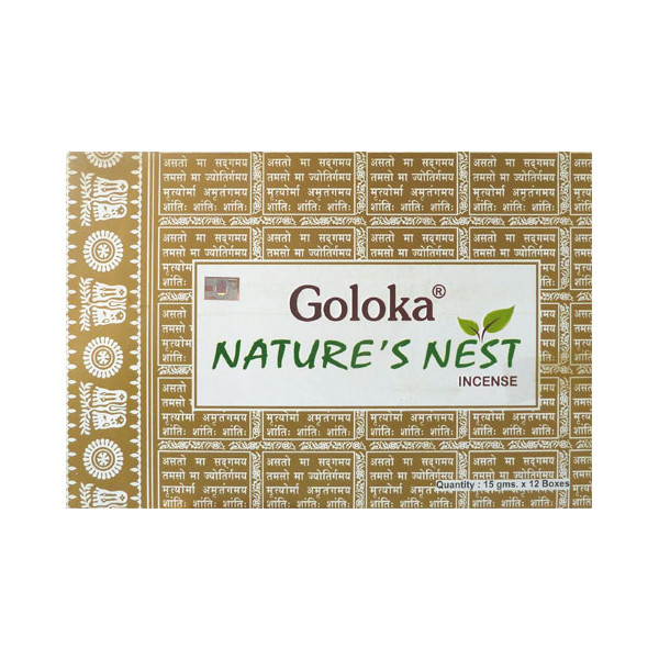 Encens bâtons Goloka nest 15 gr -  Goloka