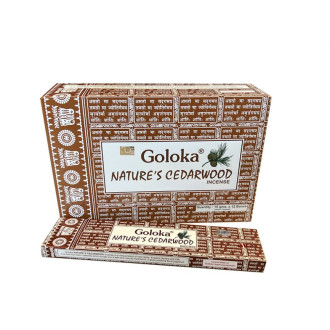 Encens bâtons Goloka bois de cèdre 15 gr