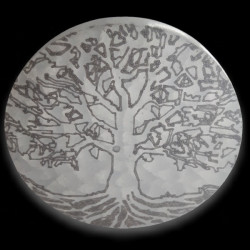 Plaque de sélénite arbre de vie