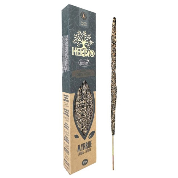 Encens Ecocert Herbio Myrrhe 25g -  Batons d\'encens