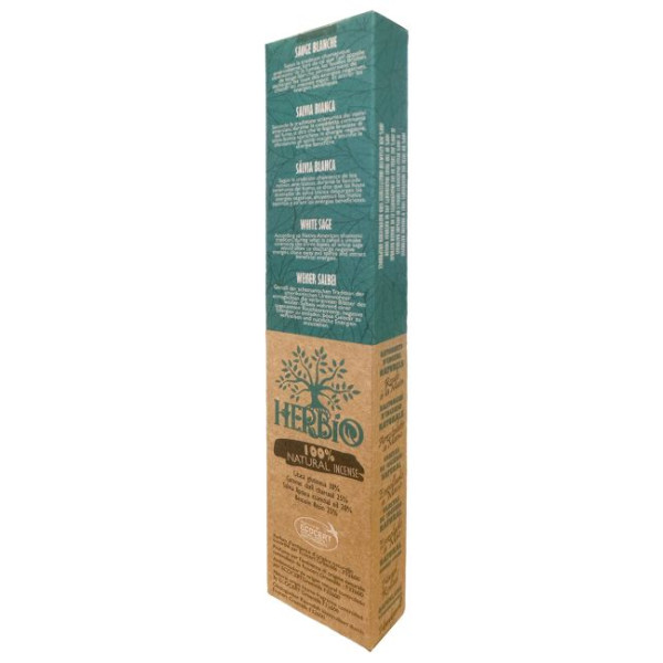 Encens Ecocert Herbio sauge blanche 25g -  Batons d\'encens