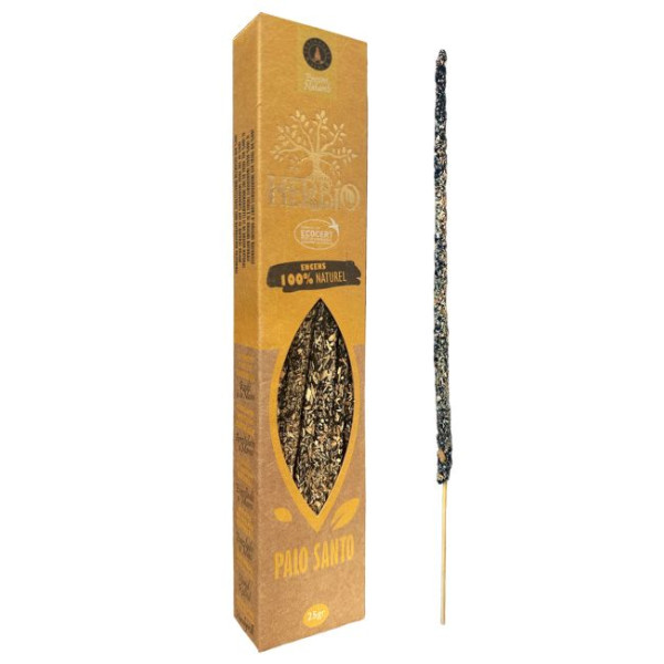 Encens Ecocert Herbio palo santo 25g -  Batons d\'encens
