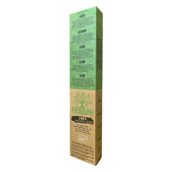 Encens Ecocert Herbio jasmin 25g -  Batons d\'encens