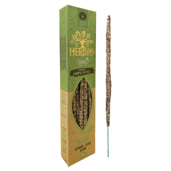 Encens Ecocert Herbio jasmin 25g -  Batons d\'encens