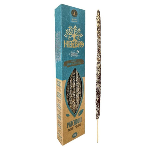 Encens Ecocert Herbio patchouli 25g -  Batons d\'encens