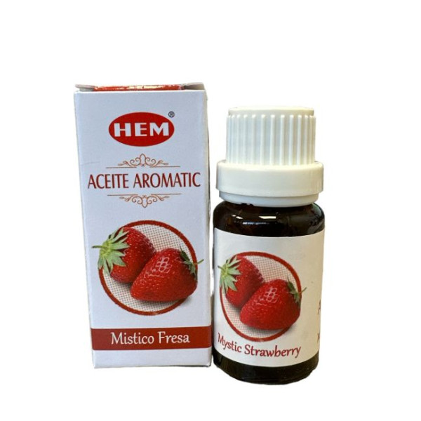 Flacon d\'huile parfumée Hem fraise mystique -  Huiles parfumées