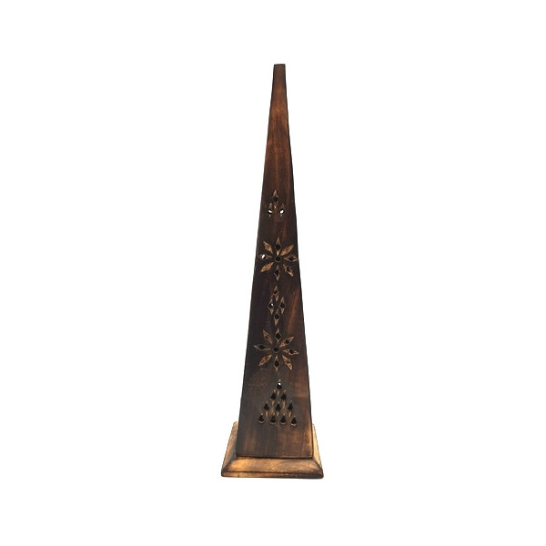 Porte encens grande tour façon obélisque -  Portes encens