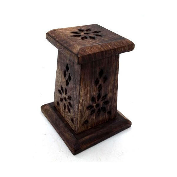 Porte encens mini tour motifs pour cônes -  Portes encens