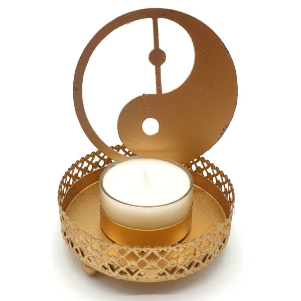 Bougeoir à réflexion Yin Yang -  Déco - cadeaux