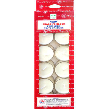 Lot de 12 bougies parfumées Satya sang de dragon -  Bougies et Neuvaines