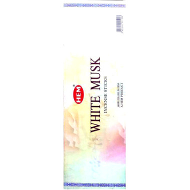 Encens musk blanc, hem bâtons de 10 grammes - Batons d\'encens