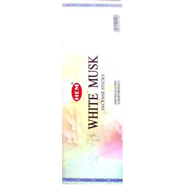 Encens musk blanc, hem bâtons de 10 grammes -  Batons d\'encens