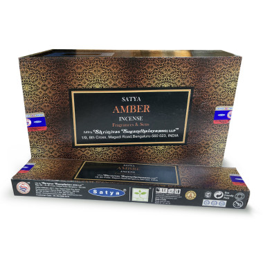 Encens bâtons Satya F&S ambre 15 g - Batons d\'encens