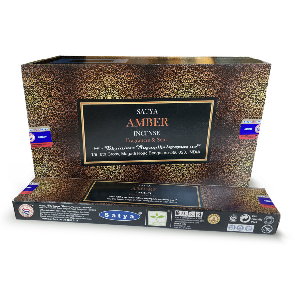 Encens bâtons Satya F&S ambre 15 g -  Batons d\'encens